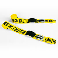 variant:caution::TITLE Boxing Print Mexican Style 180" Hand Wraps side by side unrolled