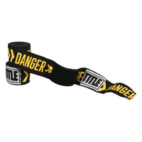 variant:danger::TITLE Boxing Print Mexican Style 180" Hand Wraps unrolled second view