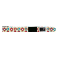 variant:donuts::TITLE Boxing Print Mexican Style 180" Hand Wraps unrolled view