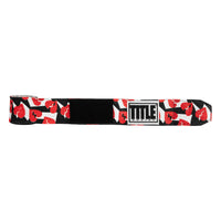 variant:heartbreaker::TITLE Boxing Print Mexican Style 180" Hand Wraps unrolled view