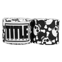 color:skull and crossbones::TITLE Boxing Print Mexican Style 180" Hand Wraps main view