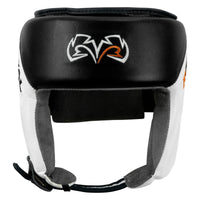 variant:black/white::Rival Boxing Amateur Competition Headgear front view