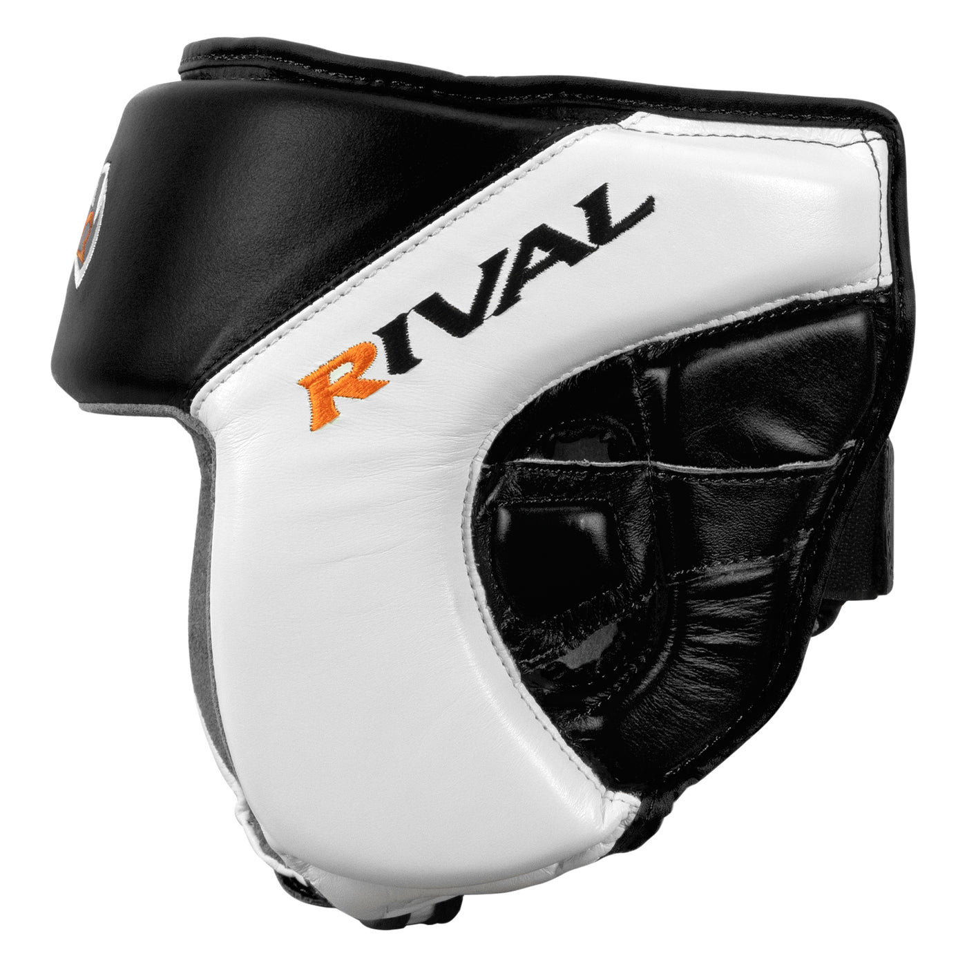 variant:black/white::Rival Boxing Amateur Competition Headgear side view