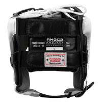variant:black/white::Rival Boxing Amateur Competition Headgear back view