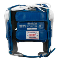 variant:blue/white::Rival Boxing Amateur Competiton Headgear back view