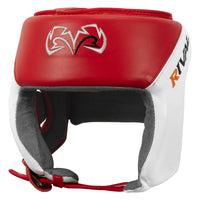 color:red/white::Rival Boxing Amatuer Competition Headgear main view