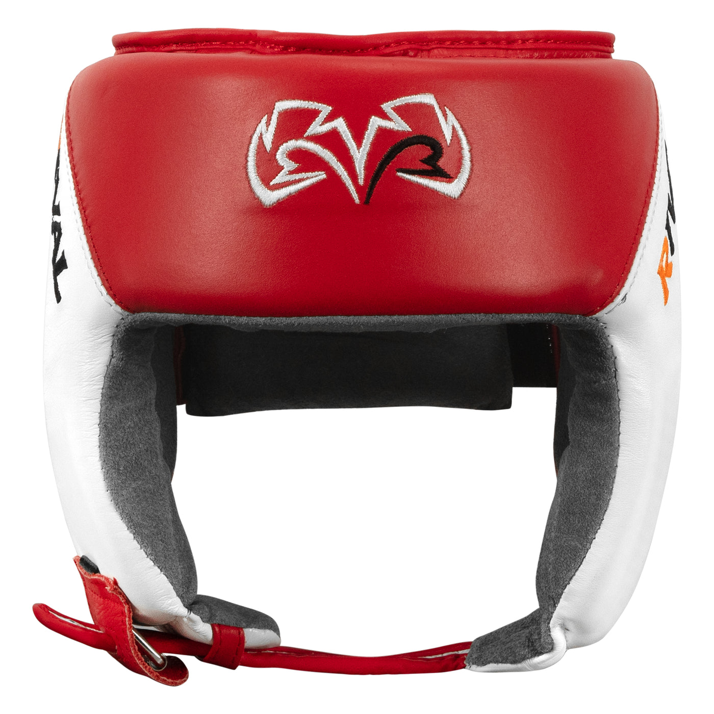 variant:red/white::Rival Boxing Amateur Competiton Headgear front view