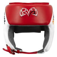 variant:red/white::Rival Boxing Amateur Competiton Headgear front view