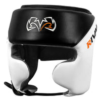 color:black/white::Rival Boxing Amateur Competition Headgear with Cheek Protect main view