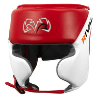 color:red/white::Rival Boxing Amateur Competition Headgear with Cheek Protect main view