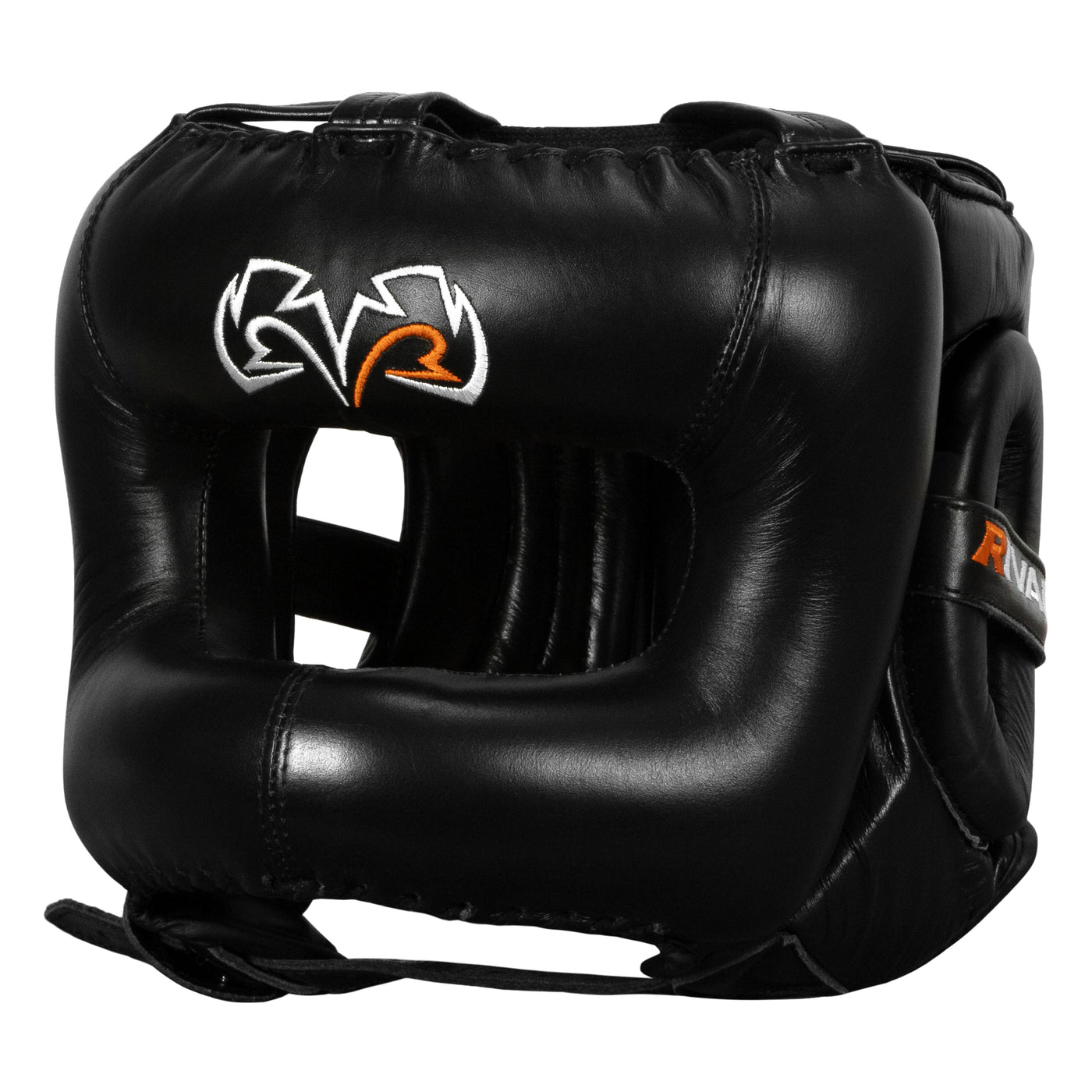 color:black::Rival Boxing Guerrero Face Saver Headgear main view