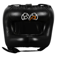variant:black::Rival Boxing Guerrero Face Saver Headgear front view