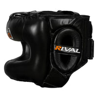 variant:black::Rival Boxing Guerrero Face Saver Headgear side view