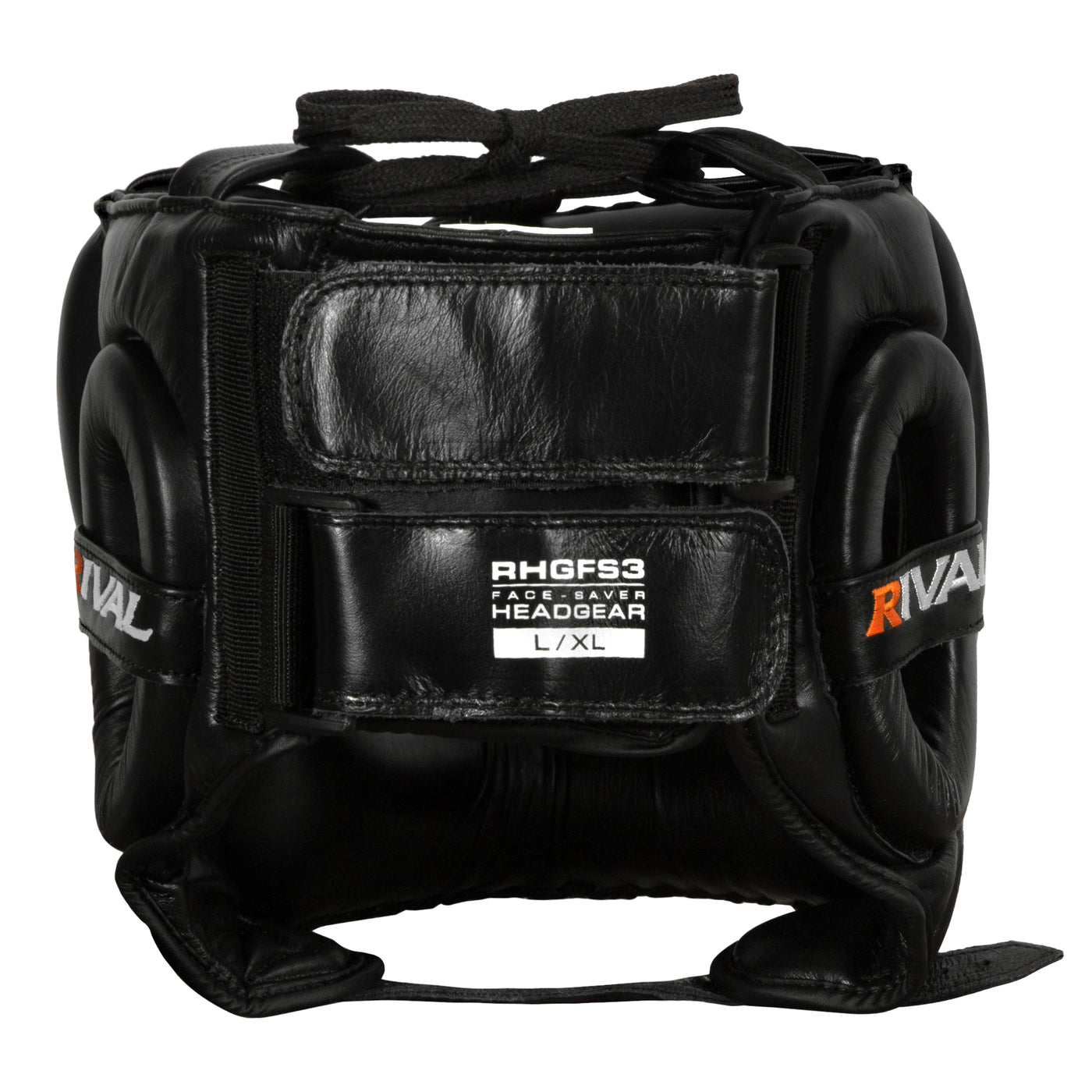 variant:black::Rival Boxing Guerrero Face Saver Headgear back view