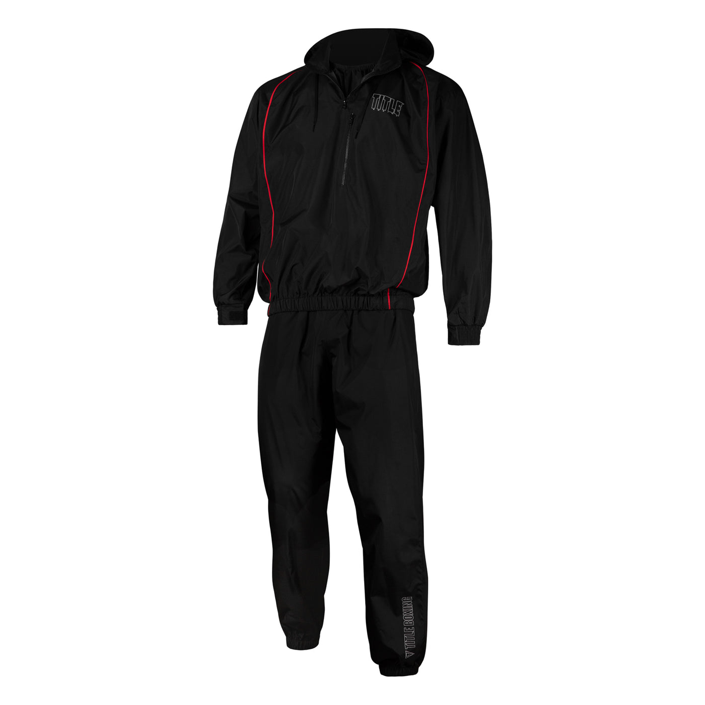 variant:lifestyle::TITLE Boxing Reign Rubberized Sauna Suit main view