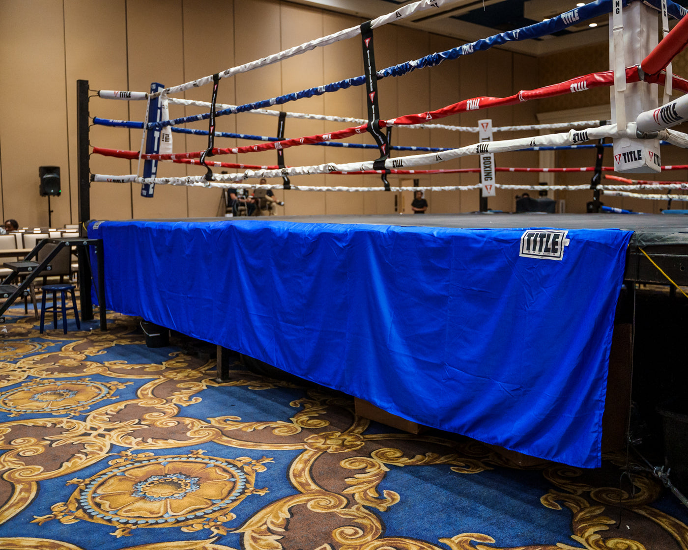 variant:blue::TITLE Boxing Floor Level Ring Skirt 3.0 main view close up view
