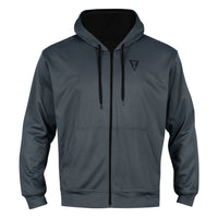 color:grey/black::TITLE Boxing Thermal Insulated Roadwork Hoodie main view
