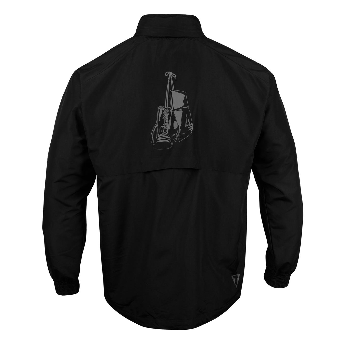 variant:Black::TITLE Boxing Lightweight Road Work Jacket back closeup