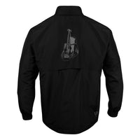 variant:Black::TITLE Boxing Lightweight Road Work Jacket back closeup