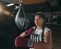variant:4" x 7"::TITLE Boxing Super Speed Bags guy hitting speed bag