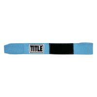 variant:columbia blue::TITLE Boxing Select 180" Semi Elastic Mexican Hand Wraps unrolled view