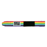 variant:rainbow::TITLE Boxing Select 180" Semi Elastic Mexican Hand Wraps unrolled view