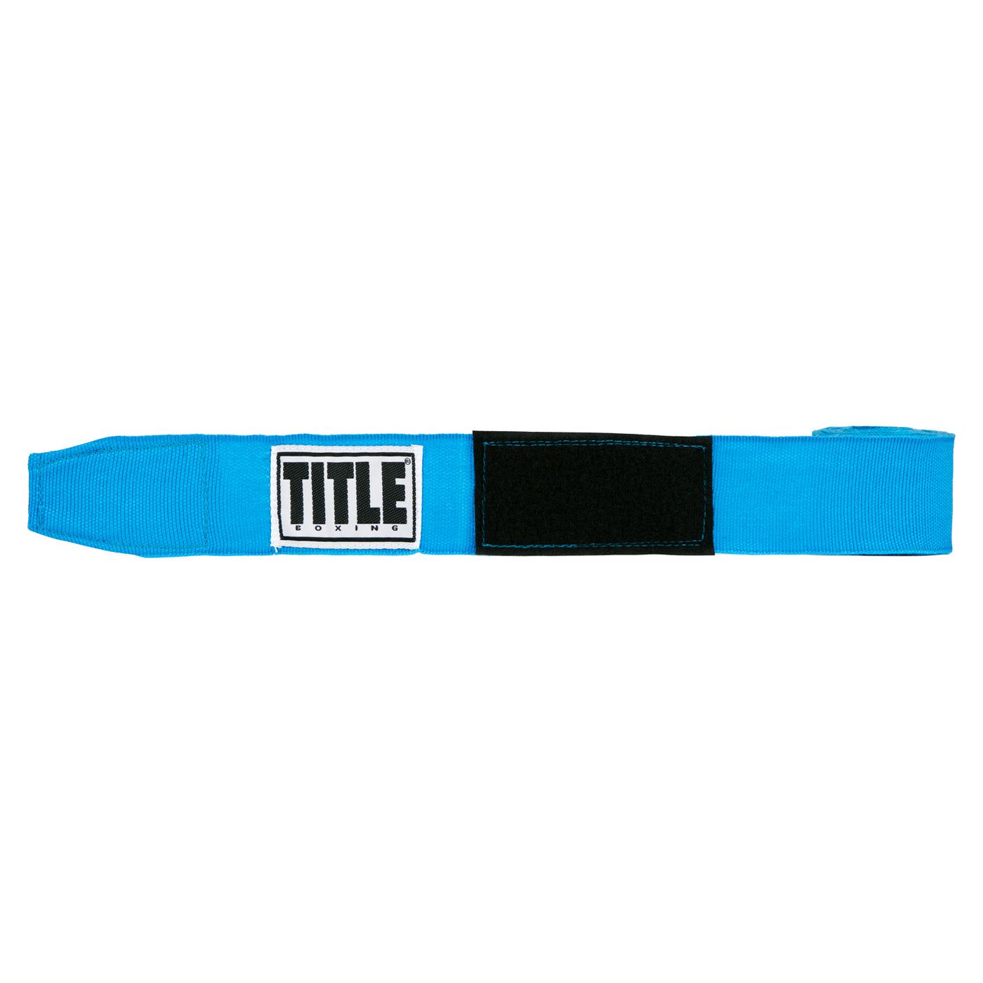 variant:turquoise::TITLE Boxing Select 180" Semi Elastic Mexican Hand Wraps unrolled view