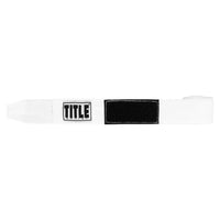 variant:white::TITLE Boxing Select 180" Semi Elastic Mexican Hand Wraps unrolled view