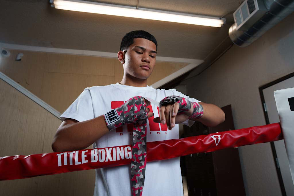 variant:camo color pop::TITLE Boxing Print Hand Wraps 180"