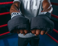 variant:lifestyle::TITLE Boxing Semi Elastic 210" Extra Long Hand Wraps on both hands