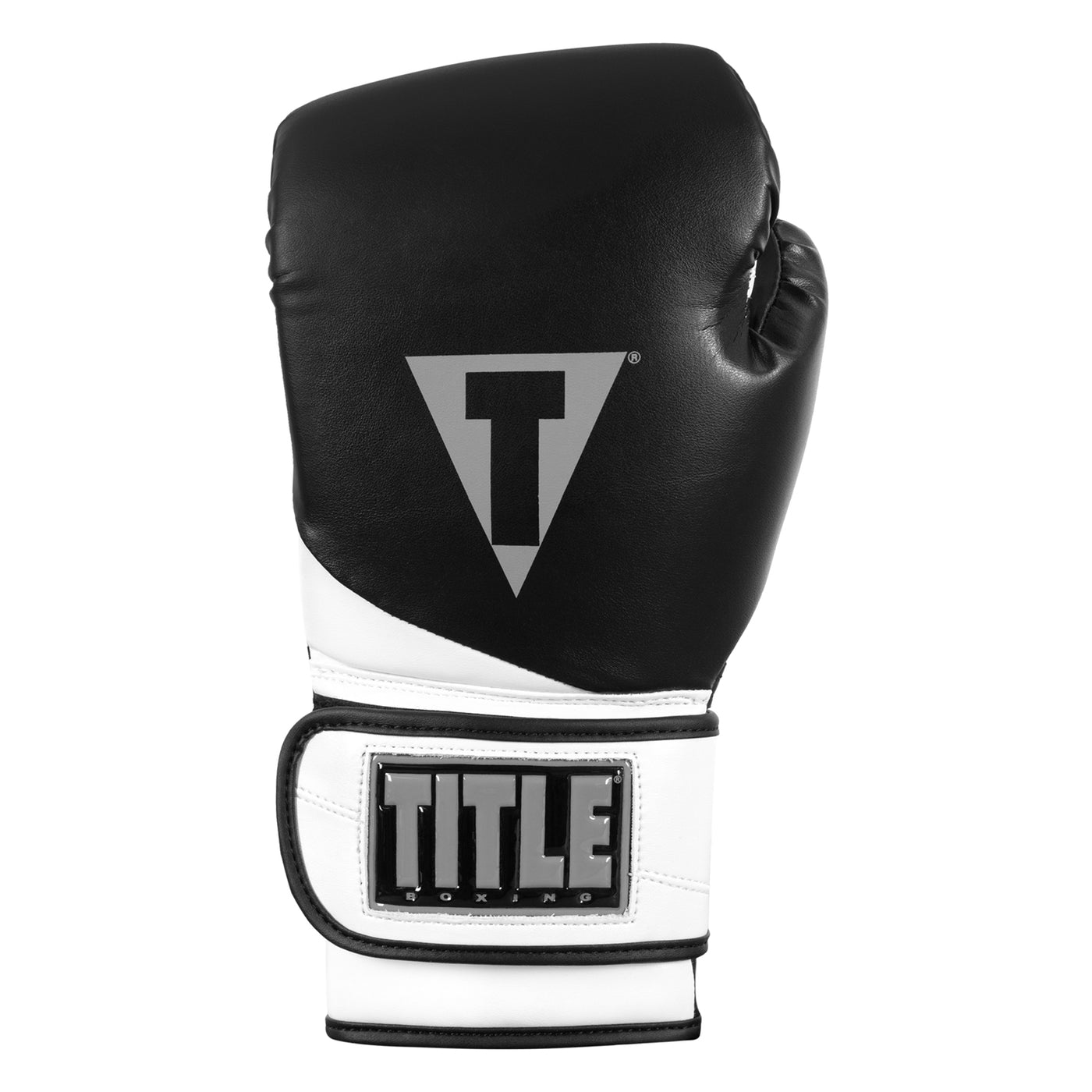 variant:black/white::TITLE Boxing Swift Bag Gloves glove back view