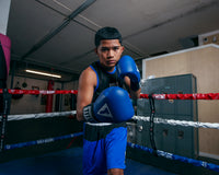 variant:blue/black::TITLE Boxing Latitude Amateur Boxing Set kid right hook