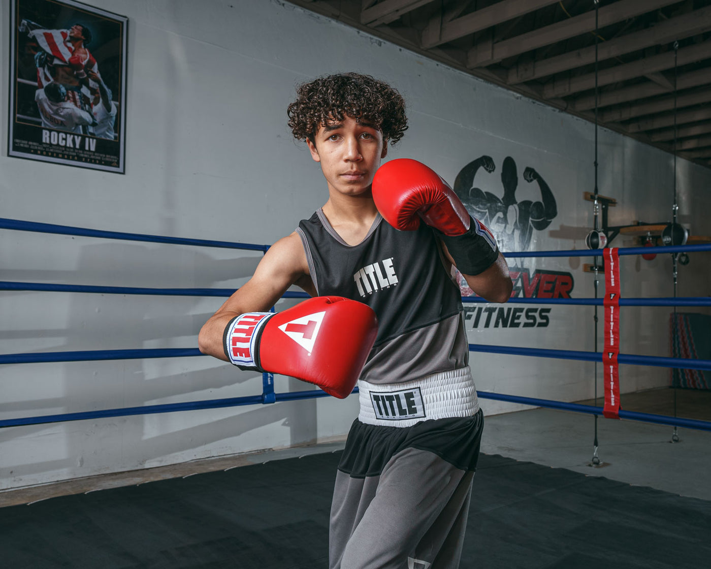variant:grey/black::TITLE Boxing Latitude Amateur Boxing Set