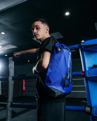 variant:blue::TITLE Boxing Bruiser Gym Sack guy wearing