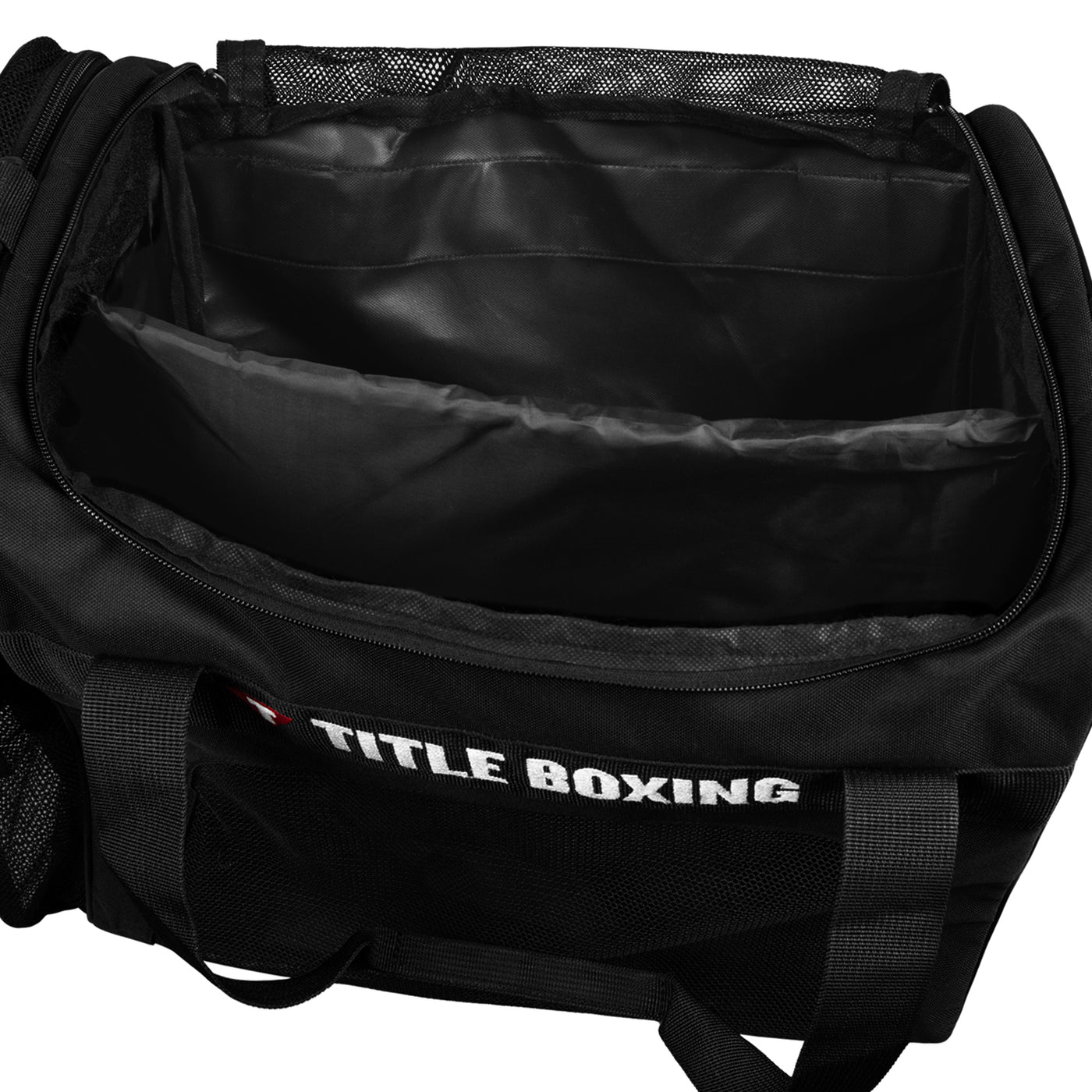 variant:lifestyle::TITLE Boxing Ventilated Sport Bag inside view