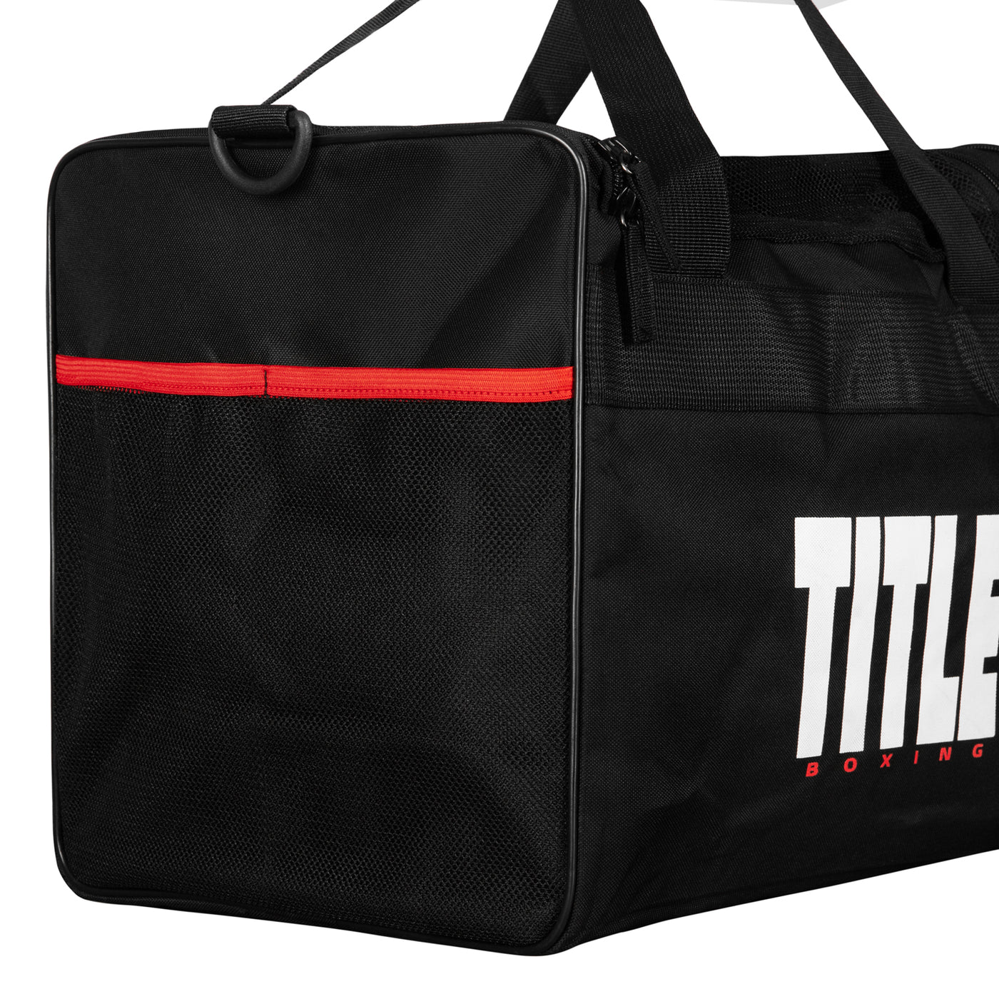 variant:lifestyle::TITLE Boxing Ventilated Sport Bag side closeup view
