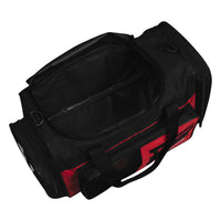 variant:black/red::TITLE Boxing Active Duffle Bag inside view