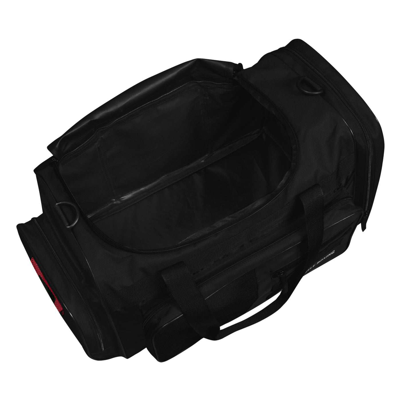 variant:black::TITLE Boxing Active Duffle Bag inside view