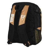 variant:Black/Beige::TITLE Boxing Intense Backpack back view closeup