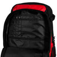 variant:Black/Red::TITLE Boxing Intense Backpack inside view closeup