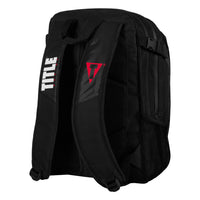 variant:Black::TITLE Boxing Intense Backpack back view closeup