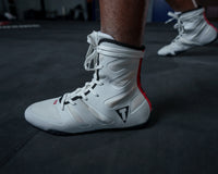 variant:White/Black::TITLE Boxing Total Balance Shoes close up
