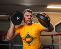 variant:gold::TITLE Boxing Snapshot tee mitts