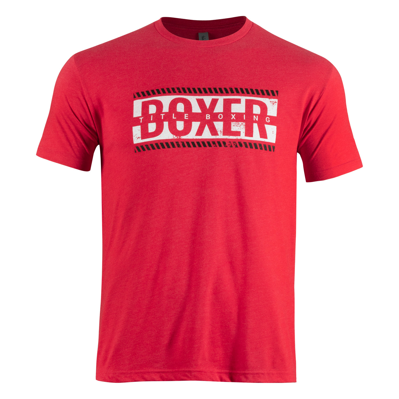 color:red::TITLE Boxing Distressed Boxer Tee main view