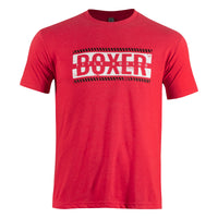color:red::TITLE Boxing Distressed Boxer Tee main view