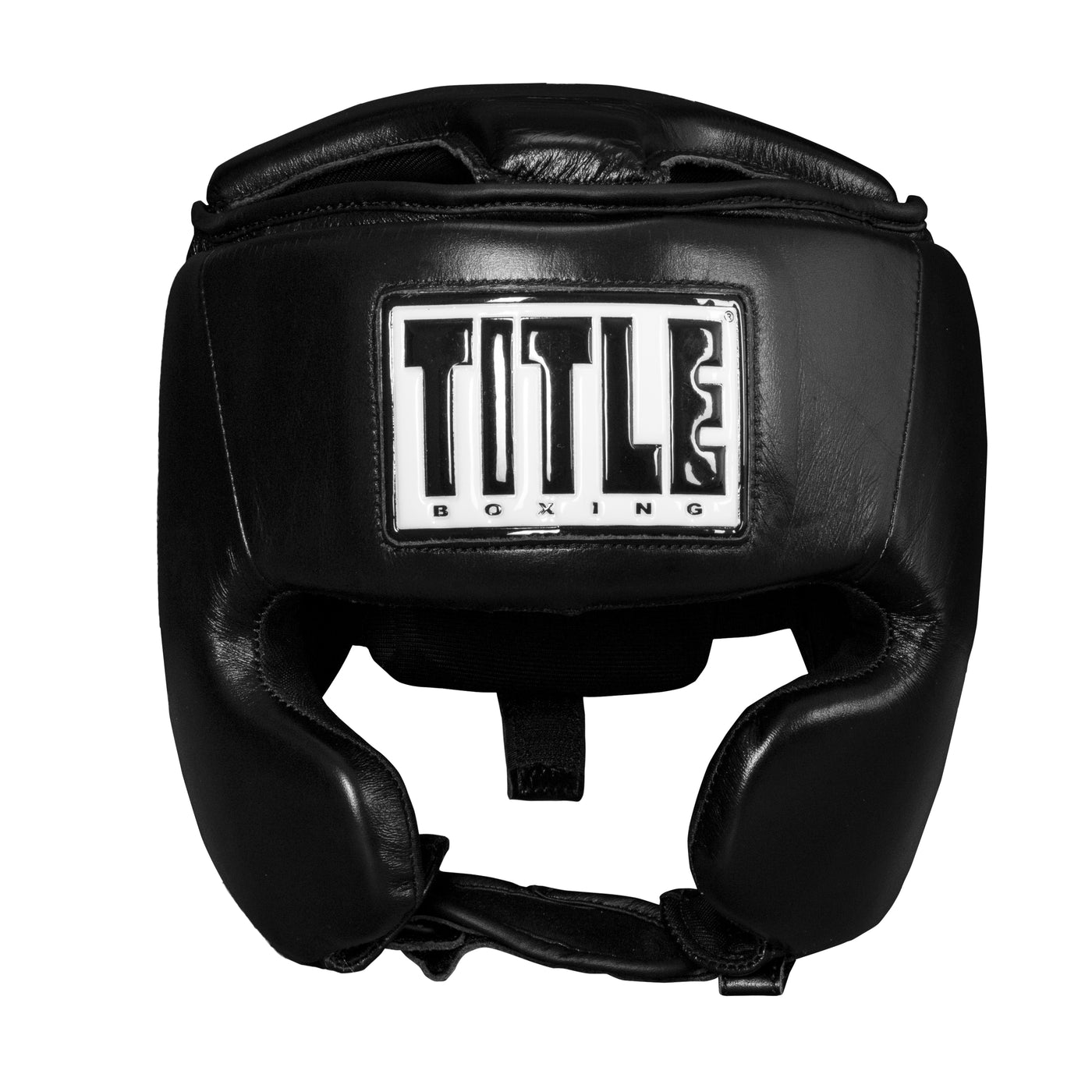 variant:lifestyle::TITLE Boxing Leather Sparring Bundle headgear view