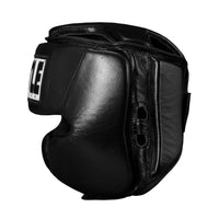 variant:lifestyle::TITLE Boxing Leather Sparring Bundle headgear side view