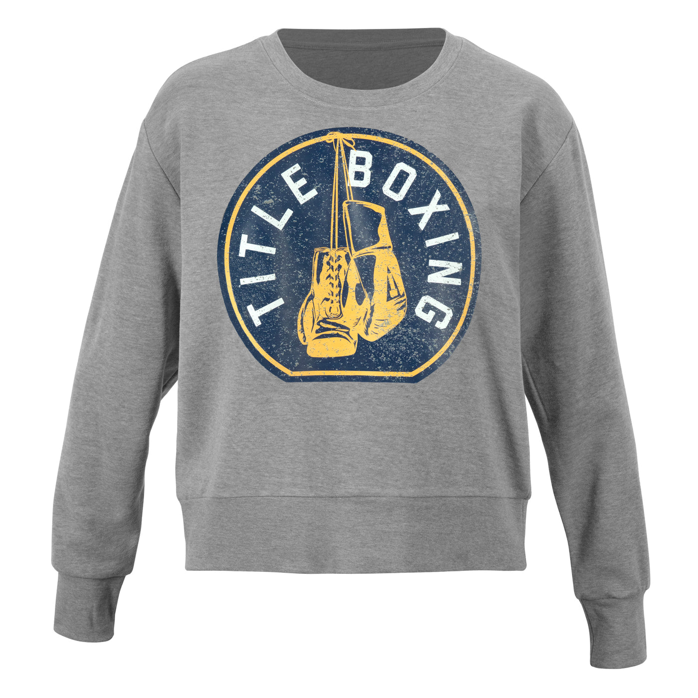 color:grey::TITLE Boxing Women's Signal Crewneck Sweatshirt main view