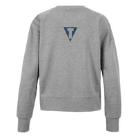 variant:grey::TITLE Boxing Women's Signal Crewneck Sweatshirt back view