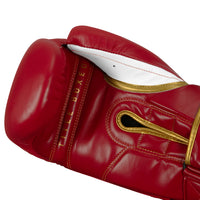 variant:red/white::TITLE Boxeo Mexican Leather Bag Gloves Quatro palm view